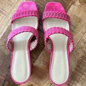 Women’s pink suede shoes by Pelle Moda size 8.5.